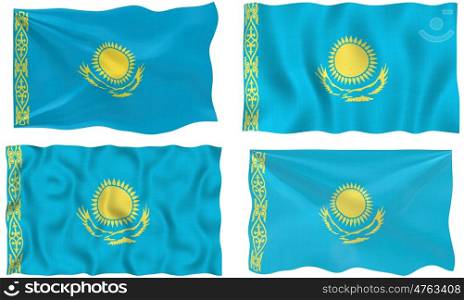 Great Image of the Flag of Kazakhstan