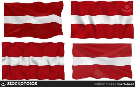 Great Image of the Flag of latvia