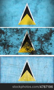 Great Image of the Flag of Saint Lucia