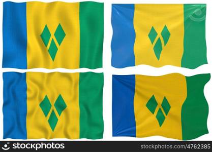 Great Image of the Flag of Saint Vincent and the Grenadines