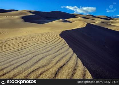 Great Sand Dunes National Park in Colorado, United States