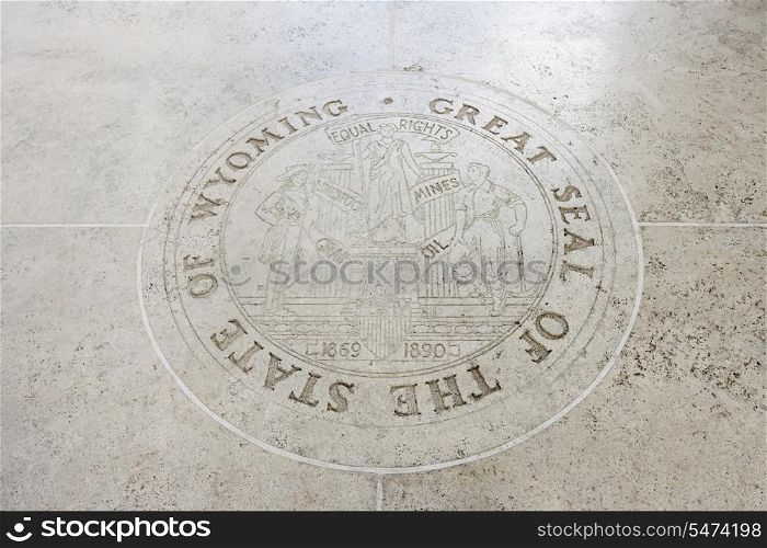 Great Seal of the State of Wyoming in Fort Bonifacio; Manila; Philippines