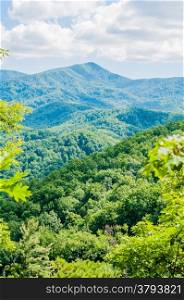 Great Smoky Mountains National Park near Gatlinburg, Tennessee.