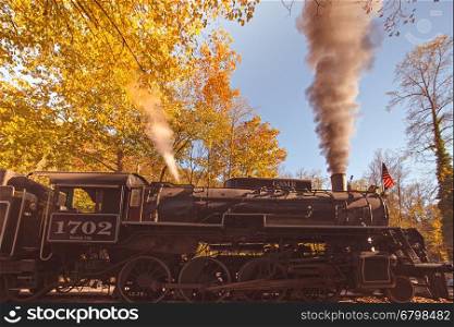 great smoky mountains rail road autumn season excursion
