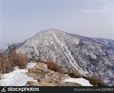 Great view to beautiful mountains Seoraksan. South Korea