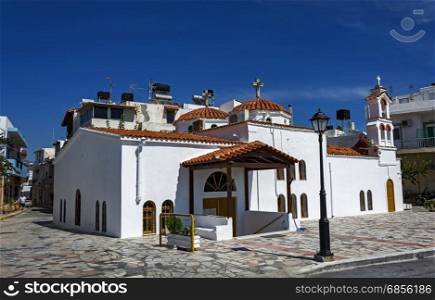 Greece, Crete, Ierapetra - 05/10/2015 Church Afendis Christos, built in the 14th century.
