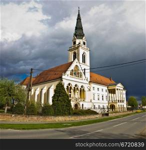 Greek catholic cathedral in Krizevci, Croatia