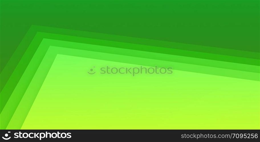 Green Abstract Background with Geometric Lines. Green Abstract