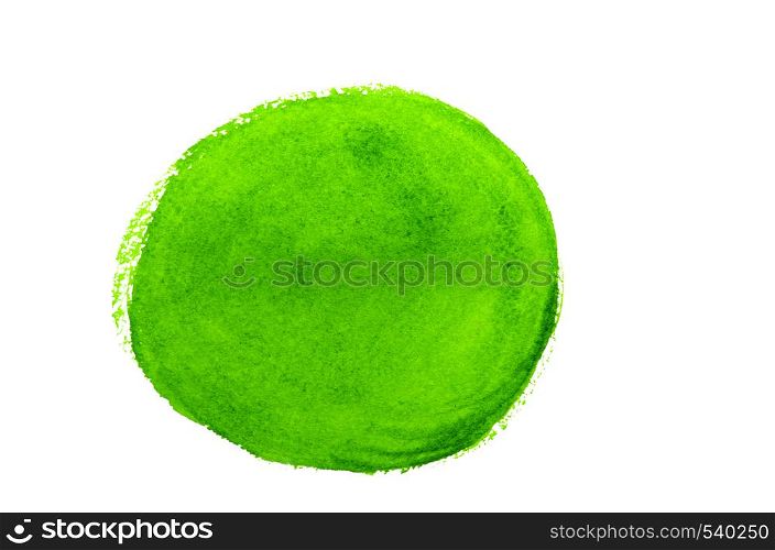 Green Abstract Circle Stroke.