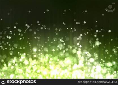Green abstract light background. Green colour bokeh abstract light background. Illustration
