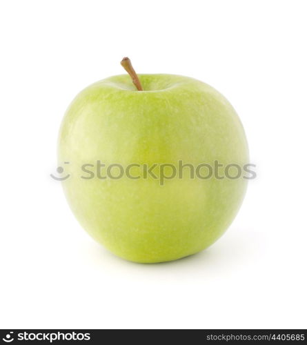 green apple isolated on white background