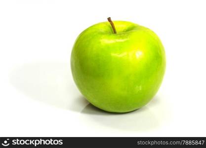 green apple isolated on white background