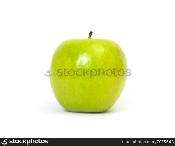 Green apple, isolated on white background