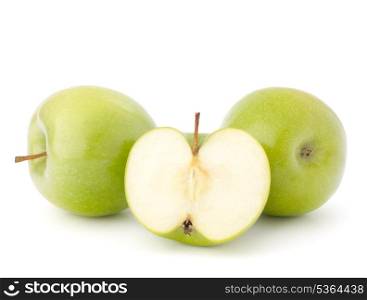 Green apple isolated on white background cutout
