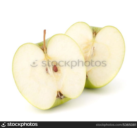 Green apple isolated on white background cutout