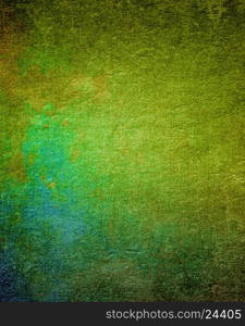 green background with old grunge background texture