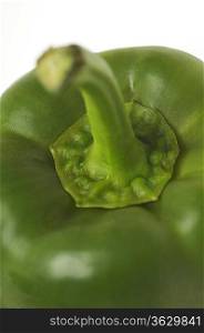 Green bell pepper, close-up