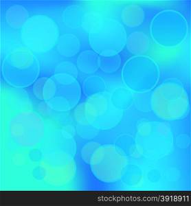 Green Blue Blurred Background. Fbstract Bubble Pattern.. Blurred Background