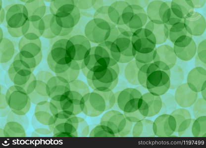 Green Blurred lights background. Defocused glitter background. Green Blurred lights background
