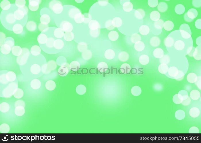 green bokeh blurred abstract light background