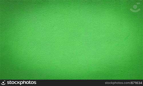 Green Cement or concrete wall background. Deep focus. Mock up or template.. Cement or concrete wall background