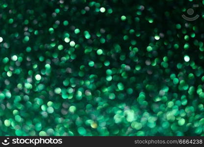 Green Christmas or New Year festive background. Green Christmas or New Year background