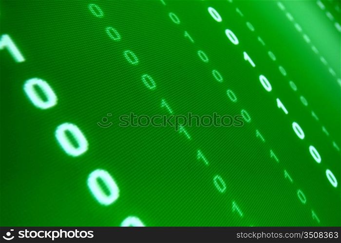 green data space abstract background