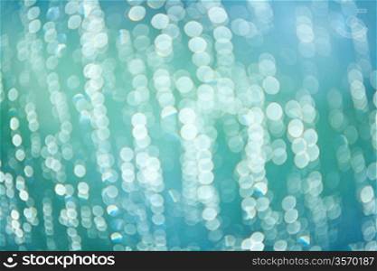 green defocused abstract background