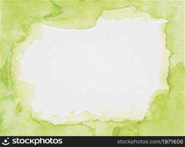 green frame paints white sheet. High resolution photo. green frame paints white sheet. High quality photo