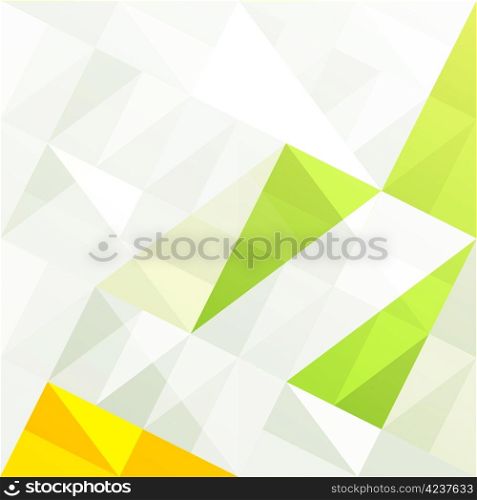 Green gamut geometric abstract background. Vector, EPS10
