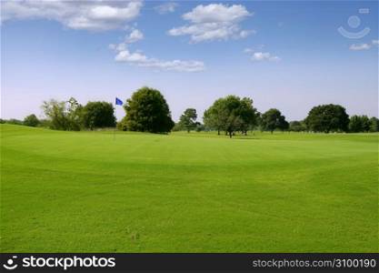 Green Golf grass landscape in Texas leisure sport outdoor
