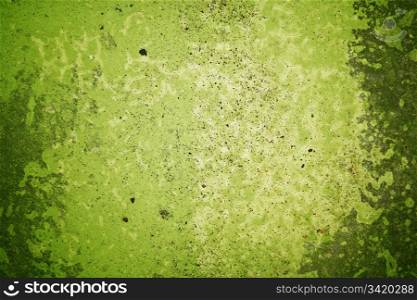 Green Grunge Dirty Wall Background