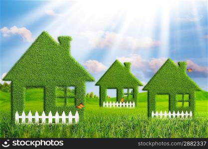 Green House. Abstract environmental backgrounds