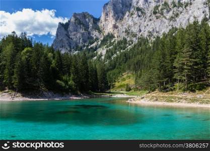 Green Lake in Styria, Austria