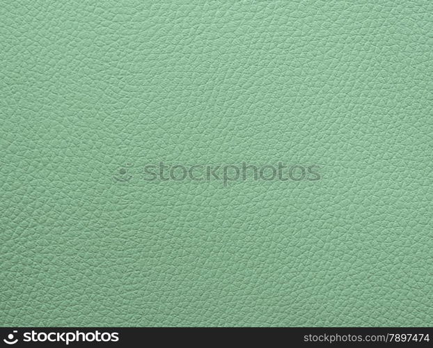 Green leather texture background