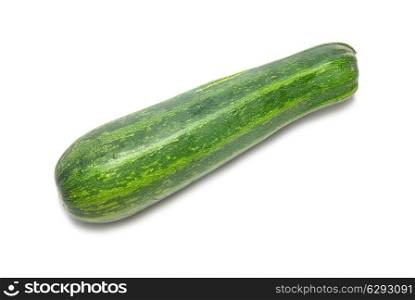 Green marrow isolated on the white background