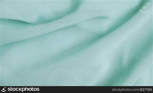 Green mint chiffon fabric texture background
