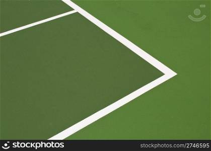 green modern hardcourt tennis as a background or texture
