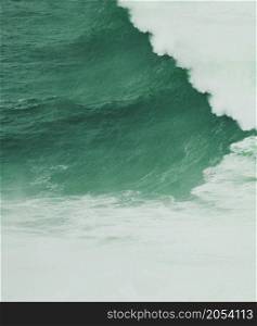 green ocean wave close up. Green Ocean Wave