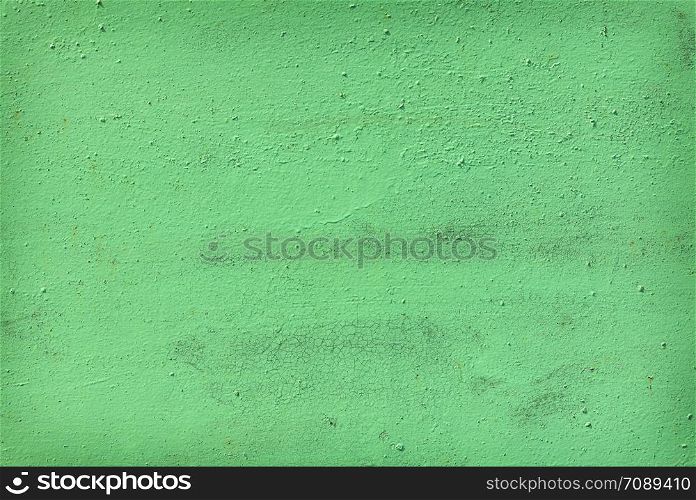 Green old painted metal texture