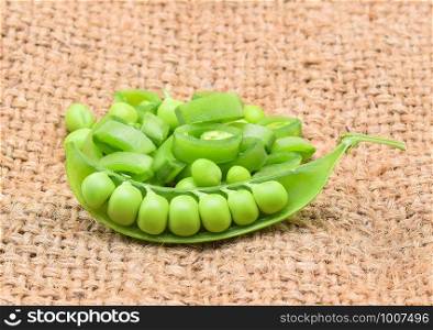 green pea pod
