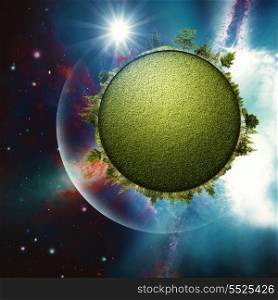 Green Planet. Abstract environmental backgrounds for your design