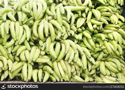 Green plantains (bananas)
