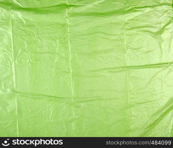 green polyethylene texture, full frame