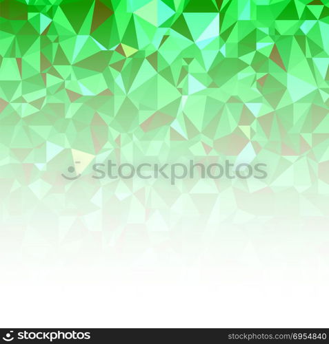 Green Polygonal Background. Rumpled Triangular Pattern. Low Poly Texture. Abstract Mosaic Modern Design. Origami Style. Green Polygonal Background. Triangular Pattern. Low Poly Texture. Abstract Mosaic Modern Design. Origami Style