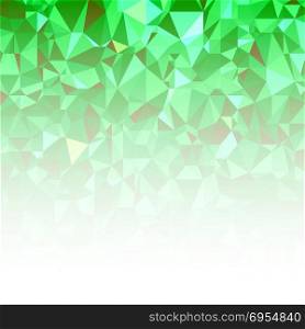 Green Polygonal Background. Rumpled Triangular Pattern. Low Poly Texture. Abstract Mosaic Modern Design. Origami Style. Green Polygonal Background. Triangular Pattern. Low Poly Texture. Abstract Mosaic Modern Design. Origami Style