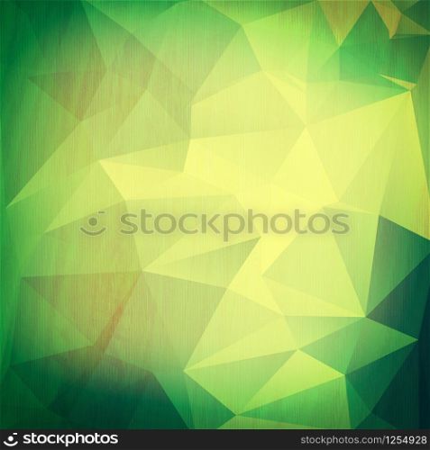 green polygonal background texture