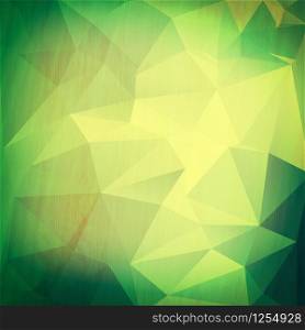 green polygonal background texture