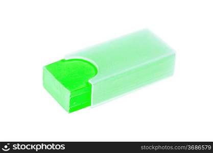 green shool eraser
