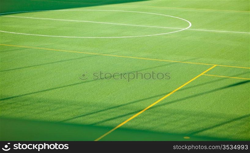 green sport soccer grass field for multiple sports purpose